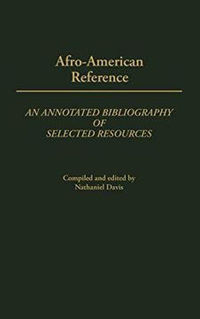 portada Afro-American Reference: An Annotated Bibliography of Selected Resources (Bibliographies and Indexes in Afro-American and African Studies) (en Inglés)