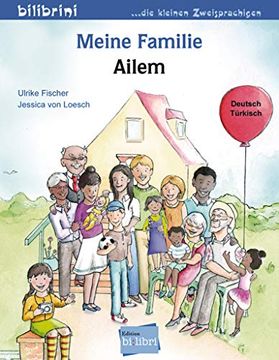 portada Meine Familie: Kinderbuch Deutsch-Türkisch