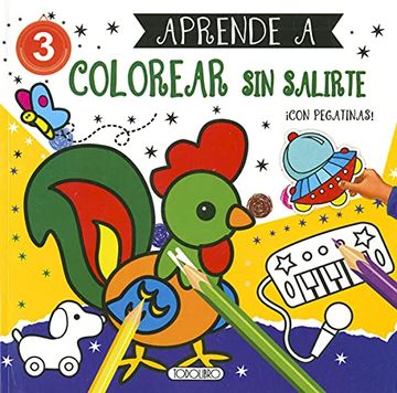 portada Aprende a Colorear sin Salirte - 3 (in Spanish)