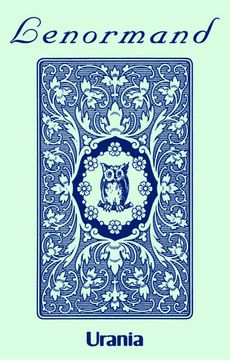portada Lenormand Orakelkarten - Blaue Eule: Wahrsagekarten mit Symbolen (Cartas en Alemán) (en Alemán)