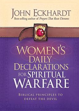portada women's daily declarations for spiritual warfare: biblical principles to defeat the devil
