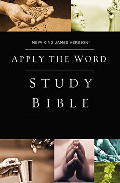 portada NKJV, Apply the Word Study Bible, Hardcover, Red Letter Edition: Live in His Steps (in English)