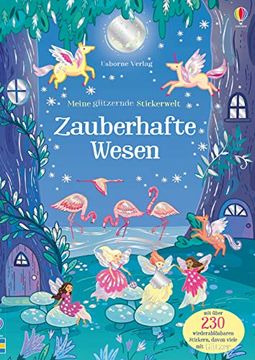 portada Meine Glitzernde Stickerwelt: Zauberhafte Wesen (in German)