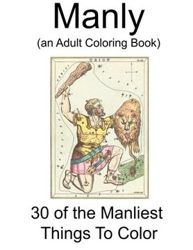 portada Manly: (an Adult Coloring Book) (en Inglés)