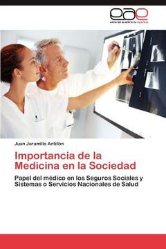portada importancia de la medicina en la sociedad (en Inglés)
