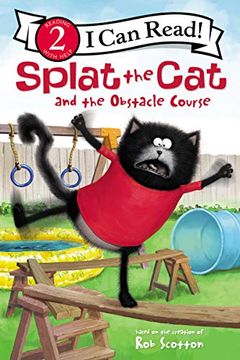 portada Splat the cat and the Obstacle Course (i can Read Level 2) (en Inglés)