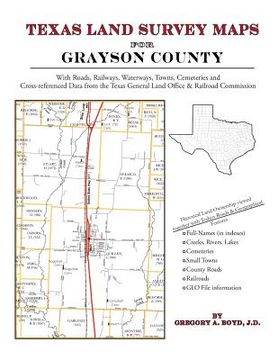 portada Texas Land Survey Maps for Grayson County (en Inglés)