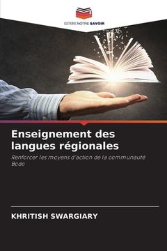 portada Enseignement des langues régionales (en Francés)