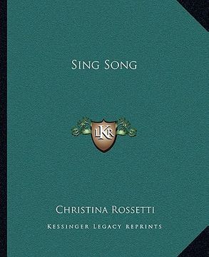 portada sing song (en Inglés)