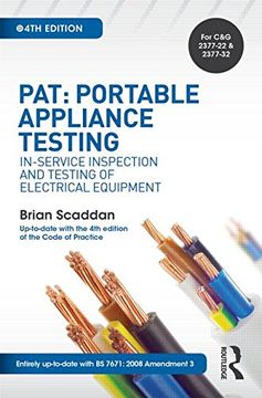 portada Pat: Portable Appliance Testing: In-Service Inspection and Testing of Electrical Equipment (in English)