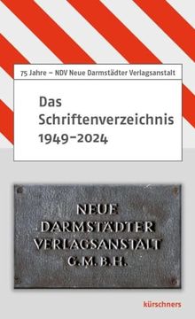 portada Das Schriftenverzeichnis 1949 bis 2024 (en Alemán)