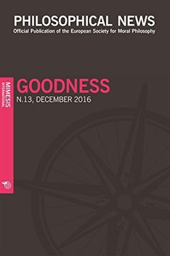 portada Philosophical News N.13: Goodness (en Inglés)
