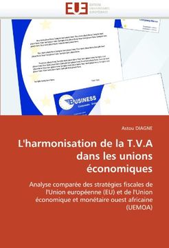 portada L'Harmonisation de La T.V.a Dans Les Unions Economiques
