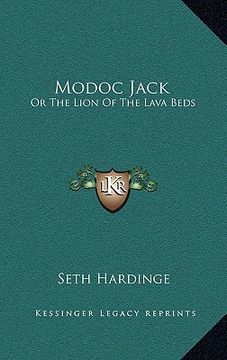 portada modoc jack: or the lion of the lava beds (en Inglés)
