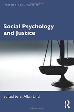 portada Social Psychology and Justice (Frontiers of Social Psychology) (en Inglés)