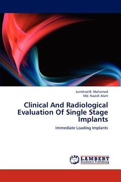 portada clinical and radiological evaluation of single stage implants (in English)