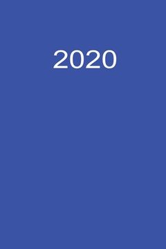 portada 2020: Tagesplaner 2020 A5 Blau (en Alemán)