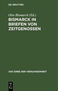 portada Bismarck in Briefen von Zeitgenossen (en Alemán)