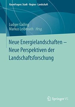 portada Neue Energielandschaften – Neue Perspektiven der Landschaftsforschung (en Alemán)