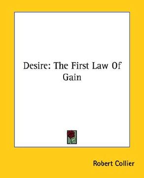 portada desire: the first law of gain (en Inglés)