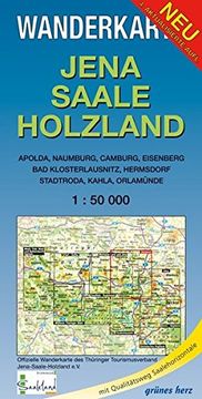 portada Jena - Saale - Holzland 1: 50 000 Wanderkarte (in German)