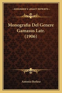portada Monografia Del Genere Gamasus Latr. (1906) (en Francés)