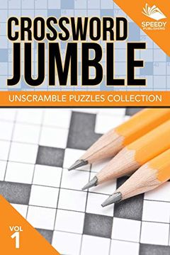 portada Crossword Jumble: Unscramble Puzzles Collection vol 1 (en Inglés)