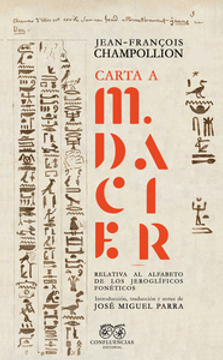 portada CARTA A M.DACIER (en Castellano)