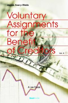 portada voluntary assignments for the benefit of creditors: volume ii