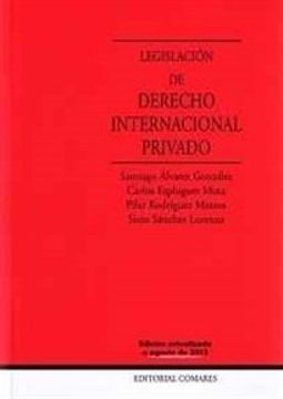 portada Legislación De Derecho Internacional Privado (18ª Ed. Actualizada A Agosto De 20