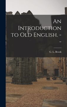 portada An Introduction to Old English. --