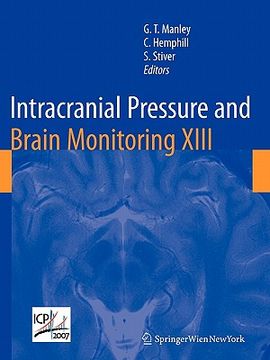 portada intracranial pressure and brain monitoring xiii: mechanisms and treatment (en Inglés)