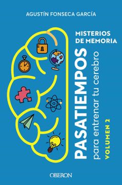 portada Misterios de Memoria: Pasatiempos Para Entrenar tu Cerebro (Vol. 2) (Libros Singulares) (in Spanish)