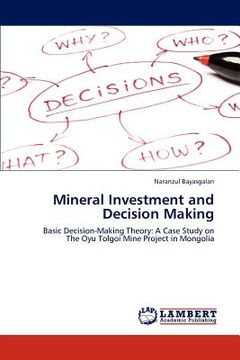 portada mineral investment and decision making (en Inglés)