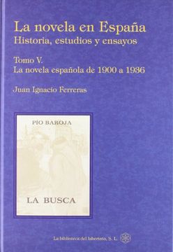 portada Novela en España, la V - historia, estudios y ensayos