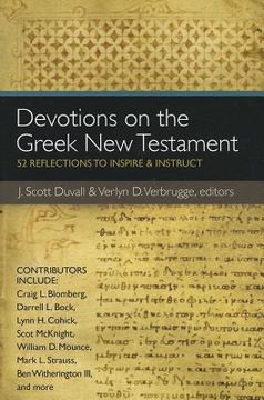 portada Devotions on the Greek New Testament: 52 Reflections to Inspire and Instruct 