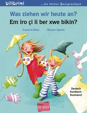 portada Was Ziehen wir Heute An?  Kinderbuch Deutsch-Kurdisch/Kurmancî