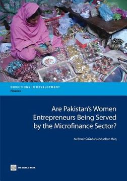 portada women entrepreneurs in pakistan: are they being served by the microfinance sector? (en Inglés)