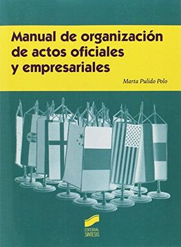 portada Manual de organización de actos oficiales y empresariales