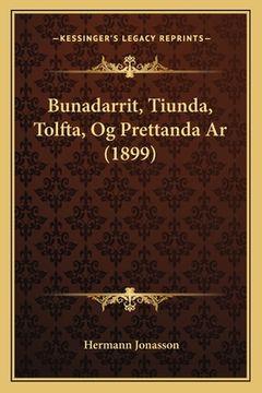 portada Bunadarrit, Tiunda, Tolfta, Og Prettanda Ar (1899)