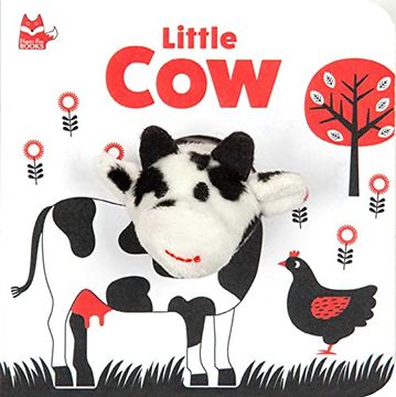 portada Little Cow: A Finger Puppet Book (Happy fox Finger Puppet Books) 