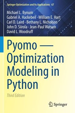 portada Pyomo -- Optimization Modeling in Python (in English)