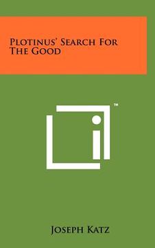portada plotinus' search for the good (en Inglés)