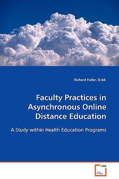 portada faculty practices in asynchronous online distance education