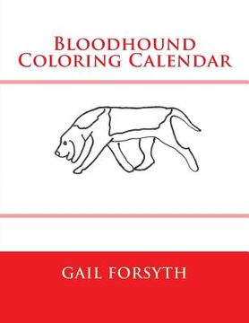 portada Bloodhound Coloring Calendar