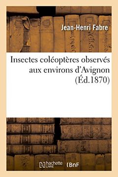 portada Insectes Coleopteres Observes Aux Environs D'Avignon (Sciences) (French Edition)