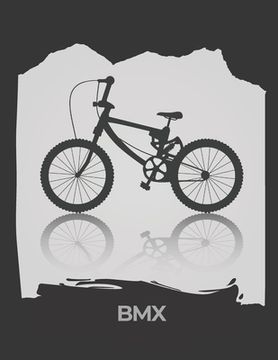 portada BMX: cahier de note ligné noir et blanc (en Francés)