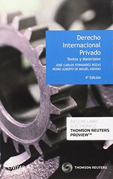 portada Derecho Internacional Privado (4ª ed.) Textos y Materiales