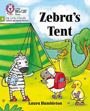 portada Big Cat Phonics for Little Wandle Letters and Sounds Revised - Zebra's Tent: Phase 4 (en Inglés)