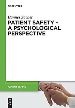 portada Patient Safety - a Psychological Perspective (en Inglés)